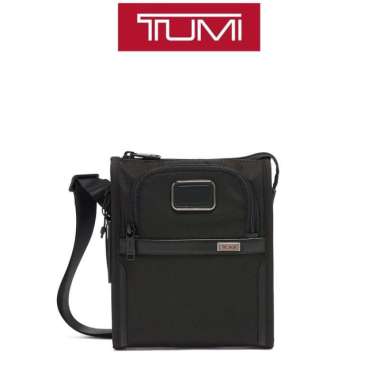 TUMI Alpha 3 Pocket Bag Small - Tas Selempang - Black BLACK