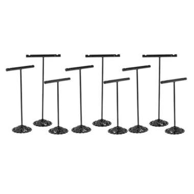 6pcs Metal Earring T Stand Display Jewelry Holder Showcase Storage Organizer 6pcs Metal Earring T Stand Display Jewelry Holder Showcase Storage Organizer