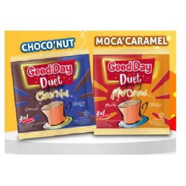 Kopi Instant Good Day Duet Chocaramel 110Gr