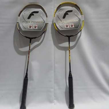 H 33 Lbs Flex Power Dual 90 Raket Badminton Bulutangkis Kuning