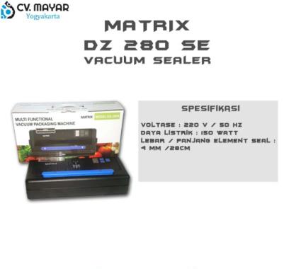 Vacuum Sealer Dz 280 Se MATRIX hitam