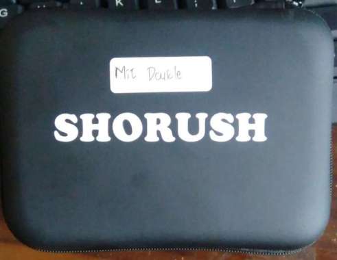 Shorush Mic Clip On Wireless Dual UHF Smartphone HP VLOG Camera