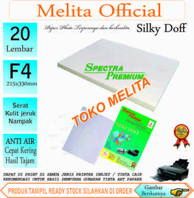 Kertas Foto DOFF F4 Spectra Anti air