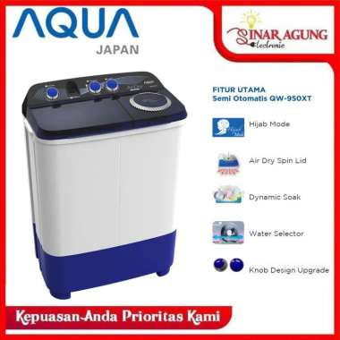 Jual Mesin Cuci Aqua 9 Kg Original Murah Harga Terbaik Blibli Com