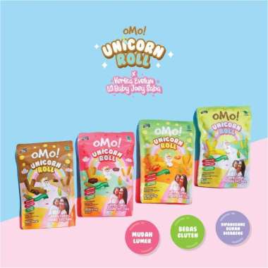 Omo! Unicorn Roll 18gr Pisang Coklat