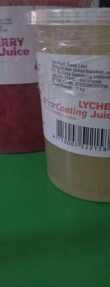 (IMPORT TAIWAN) poping boba leci 1kg poping boba meletus lychee popping boba coating Juice jeli agar