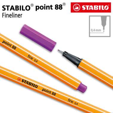 STABILO Point 88 Lilac 1pcs / Fineliner / Pen Warna Ungu Lilac