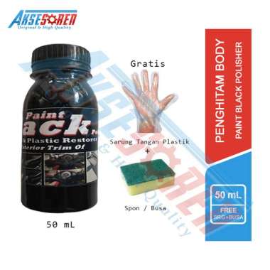 Penghitam Body Motor / Penghitam Bodi Kendaraan / Penghitam Deck Dashboard Mobil Permanen / Black Po