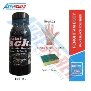 Penghitam Body Motor / Penghitam Bodi Kendaraan / Penghitam Deck Dashboard Mobil Permanen / Black Po