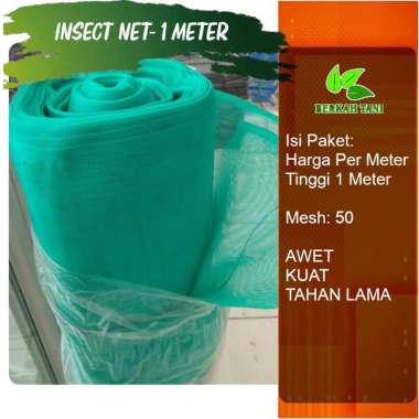 Insect Net Insek Net Jaring Serangga GreenHouse Hijau Cap Marlin hijau
