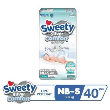 Promo Harga Sweety Silver Comfort Perekat NB-S40 40 pcs - Blibli