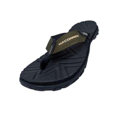 CONNEC MANDELA XS Sandal Jepit Pria Sendal Pantai Cowok 39 Hijau