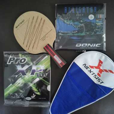 Bat Nextsist full carbon dengan karet serang & bintik bertahan set