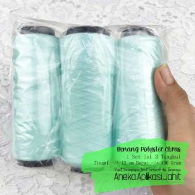 BENANG OBRAS KECIL / BENANG PINGGIR KECIL / BENANG POLYSTER OBRAS / BENANG OBRAS POLISTER MINT