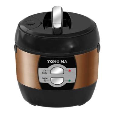 Magic Com / Rice Cooker Yongma YMC-703 Kapasitas 2 Liter Stainless COKLAT