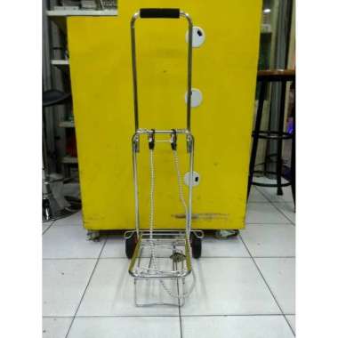 TROLI LIPAT MINI - DORONGAN BARANG KECIL - TROLLEY LIPAT - Abu-abu abu-abu