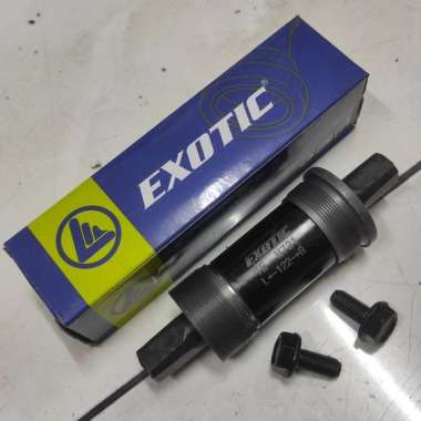 BB EXOTIC BOTTOM BRACKET AS TENGAH CRANK MODEL KOTAK PANJANG 122MM ATAU 122 MM BEARING