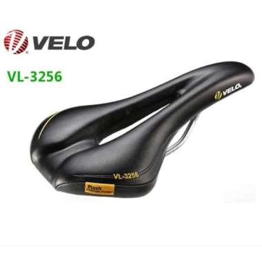 Velo 3256 Sadel Gel Lubang Sepeda MTB SELI Roadbike HITAM