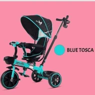 Sepeda stroller Anak Roda Tiga Genio BC 04 Biru