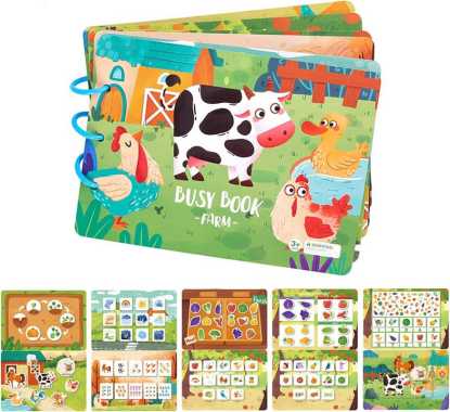 Busy Book Murah untuk anak 2 tahun- FARM