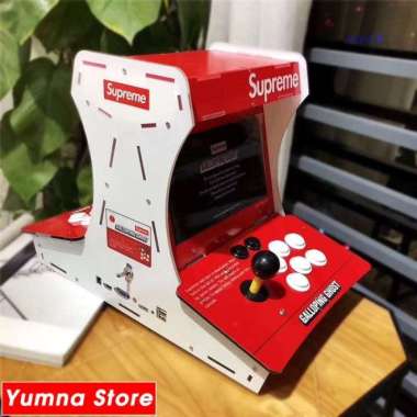 Supreme Arcade Game Bartop / Dingdong Dual Layer Red