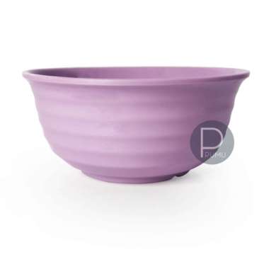 PRUMU Melamine Purple Series Tableware Piring Mangkok Gelas Warna Ungu - Piring Melamin Ungu - Mangk