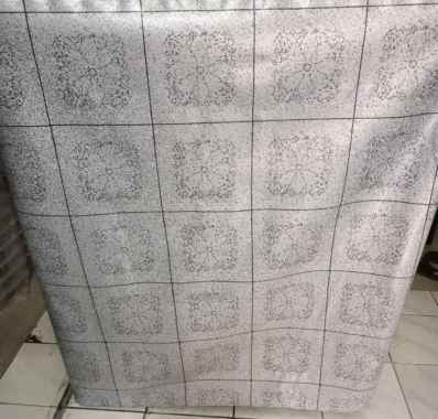 Karpet Plastik Vinyl untuk Lantai/Taplak meja motif Pasir meteran Pasir Kotak