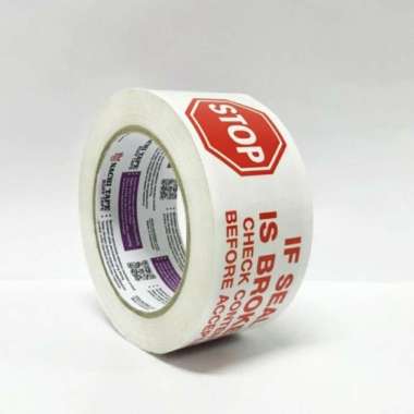 Stationery Lakban Printed Tape Stop Seal Putih Daimaru OPP Nachi Tape Nachi 48MM