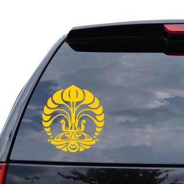 Sticker Mobil Cutting Vinyl Reflektif Logo UI Universitas Indonesia