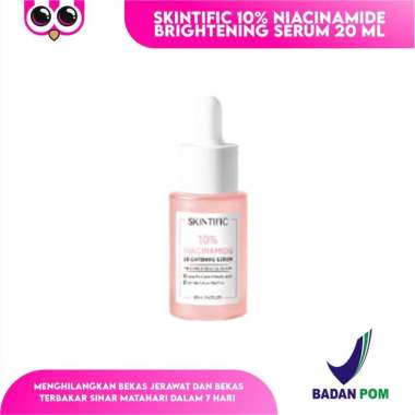 SKINTIFIC-04 [ BRIGHT SERUM ] SKINTIFIC 10% NIACINAMIDE BRIGHTENING SERUM 20 ML / SERUM WAJAH