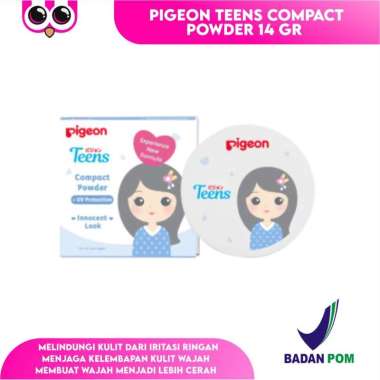 [ COMPACT ] PIGEON TEENS COMPACT POWDER 14 GR / BEDAK PADAT NATURAL