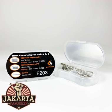 GEEK VAPE FUSED CLAPTON COIL NI80 2IN1 26GA*2+38 AND 28GA*3+40 F203