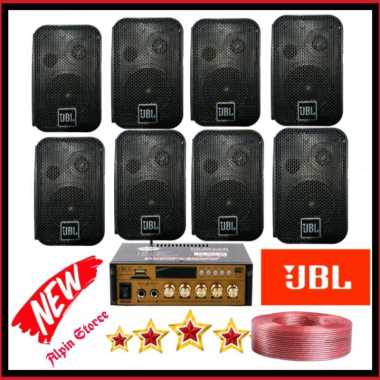 Paket Sound System JBL 4 Inch 8 Titik Cocok Untuk Di Cafe,Kantoran Dll