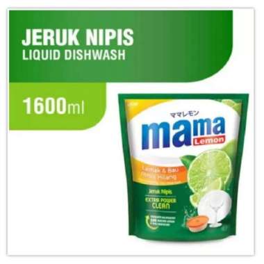 Promo Harga Mama Lemon Cairan Pencuci Piring Jeruk Nipis 1600 ml - Blibli