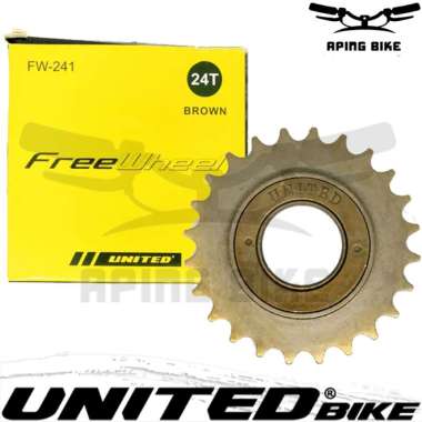 Freewheel United 24T FW-241 Gear Belakang Gir Sepeda BMX Mini MTB Seli