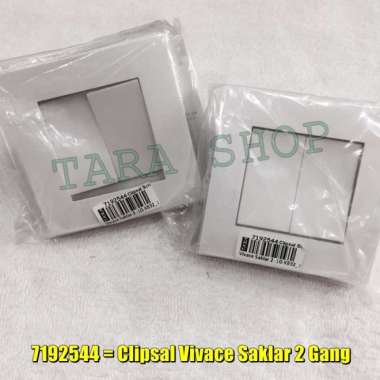 SAKELAR/SAKLAR 2 TITIK VIVACE CLIPSAL -7192544