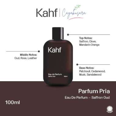 Kahf Saffron Oud Eau de Parfum 100 ml - Parfum Pria