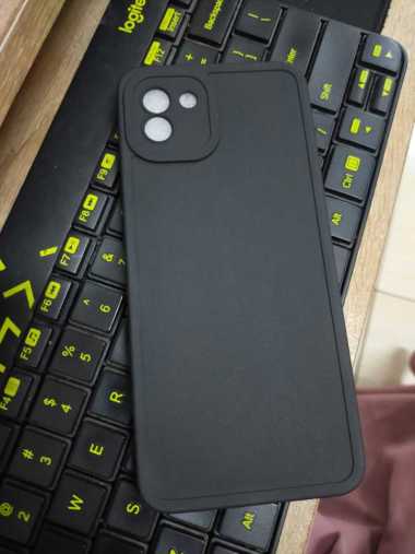 Promo Case Samsung A03 2021 Softcase Silicon Macaron Warna Samsung A03 Hitam