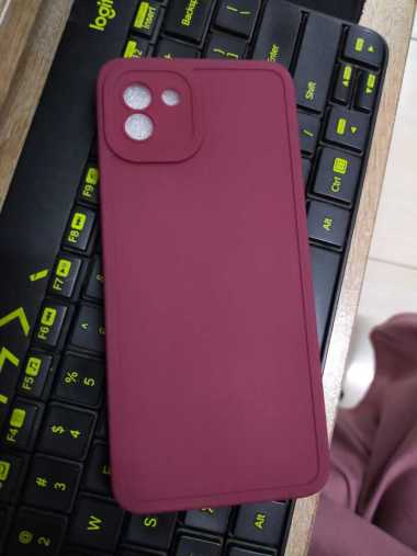 Promo Case Samsung A03 2021 Softcase Silicon Macaron Warna Samsung A03 Maroon