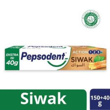 Promo Harga Pepsodent Pasta Gigi Action 123 Siwak 190 gr - Blibli