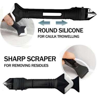 Sekop Scraper Lem Silicon Sealant - Pembersih Lem Silikon Sudut