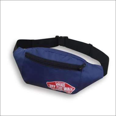 Pege 8851 - Tas Waistbag Selempang Bahu Oval pria Tas Pinggang Polos Biru