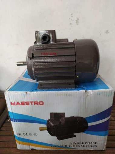 Dinamo Elektro Motor 0.25 HP Merk Maestro