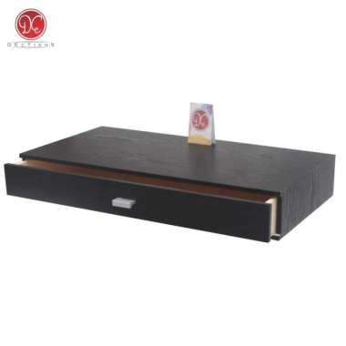 DEcTionS Meja Rias Gantung Dinding 60x30x9cm Laci Minimalis Kunci Hitam-Biasa