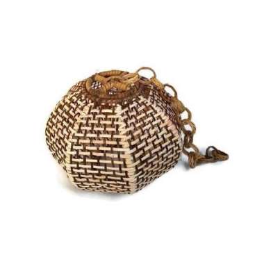 Kap lampu gantung rotan / kap lampu hias lampion / lampu cafe