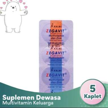 Jual Zegavit Multivitamin Kesehatan Strip 5 Tablet Online Desember 2020 Blibli