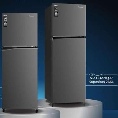 Kulkas 2 Pintu Panasonic NR-BB271QP Inverter 266L