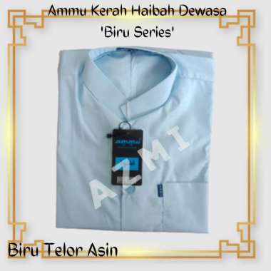 Promo Baju Koko Ammu Dewasa Original Biru Telur Asin Termurah!!! XL