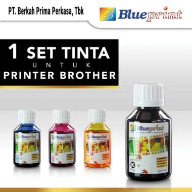 BLUEPRINT Tinta Brother Refill 1 Set 4 Warna 100 ml CMYK