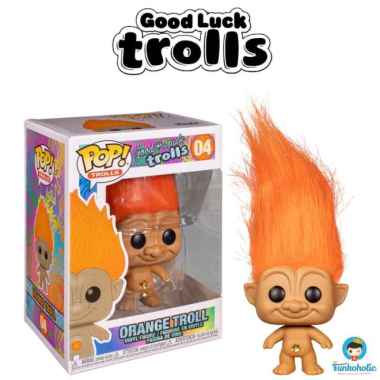 Funko POP! Trolls Good Luck Trolls - Orange Troll Doll #4